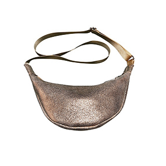HALF MOON BAG-LEATHER